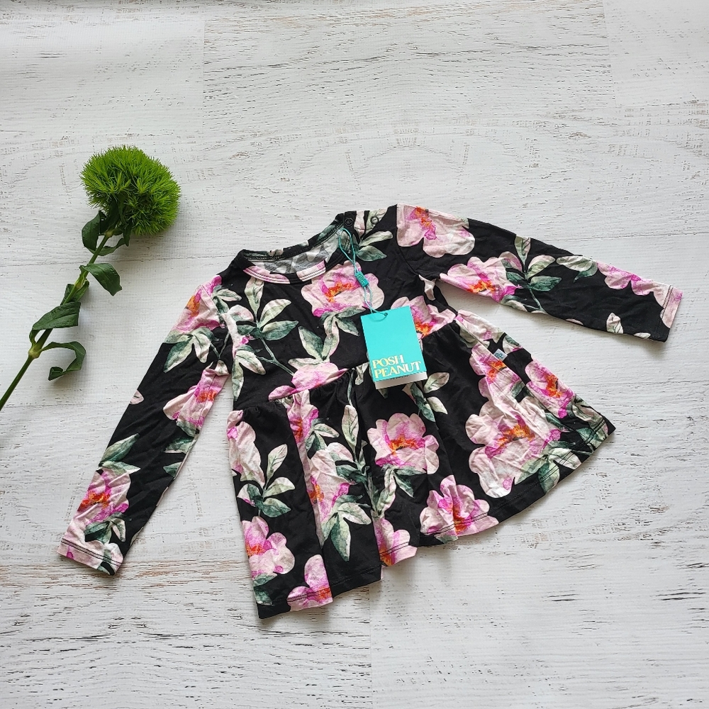 Posh Peanut  Floral Top